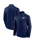 Фото #2 товара Men's Navy Montreal Canadiens Authentic Pro Rink Fleece Full-Zip Jacket