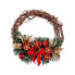 Фото #1 товара Рождественский венок ротанг Красный Разноцветный PVC 20 x 20 x 10 cm