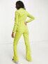 Фото #2 товара COLLUSION cut out twill jumpsuit in green