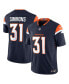 Men's Justin Simmons Navy Denver Broncos Vapor F.U.S.E. Limited Jersey