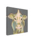 Фото #2 товара Jennifer Goldberger Blush Faced Cow II Canvas Art - 15.5" x 21"
