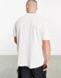 ASOS DESIGN relaxed t-shirt in beige with hike front print