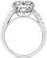 ფოტო #3 პროდუქტის Diamond Halo Cluster Engagement Ring (2 ct. t.w.) in 14k White Gold