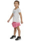 Фото #4 товара Комплект одежды Adidas для девочек "Двухцветная футболка с графическим принтом и скорт"