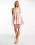 Фото #4 товара Influence mini dress in ditsy floral print