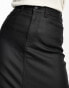 Фото #4 товара New Look coated midaxi skirt in black