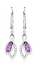 Beautiful silver earrings with zircons SVLE0633SH8R200