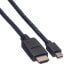 Фото #3 товара VALUE Mini DisplayPort Cable - Mini DP-HDTV - M/M - 1 m - 1 m - Mini DisplayPort - Male - Male - Straight - Straight