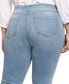 ფოტო #3 პროდუქტის Plus Size Le Silhouette Sheri Slim Jeans
