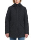 ფოტო #1 პროდუქტის Women's Hooded Stand-Collar Quilted Coat