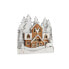 Фото #1 товара Декоративная фигура Городок Рождество Белый Коричневый Деревянный 44 x 43 x 6 cm
