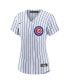 Фото #3 товара Women's Dansby Swanson White, Royal Chicago Cubs Home Replica Player Jersey