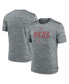 Фото #1 товара Men's Heather Gray Cincinnati Reds Authentic Collection Velocity Performance Practice T-shirt