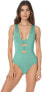 ISABELLA ROSE Women's 175218 Multi-String Plunge One Piece Swimsuit Size M