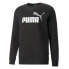 Фото #1 товара Puma Essential TwoTone Logo Crew Neck Sweatshirt Mens Black 58676261