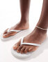 Accessorize flip flop in silver