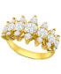 ფოტო #1 პროდუქტის Diamond Horizontal Cluster Ring (2 ct. t.w.) in 14k Gold