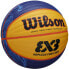 Фото #2 товара Wilson Basketball FIBA 3X3 Replica Ball 2020 WT, Size: 6, Rubber, for Indoor and Outdoor Use, Yellow/Blue, WTB1033XB2020, WTB0533XB2020, Orange/Blue Navy