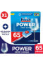 Фото #1 товара Таблетки для посудомоечных машин Finish Power 65 X1 Paket