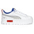 Фото #1 товара Puma Mayze Gen. Lace Up Womens White Sneakers Casual Shoes 39206901