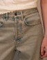 Topshop high rise straight Kort jeans in dirty bleach Ausgebleichte Waschung, W30 L30 - фото #5