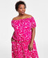 ფოტო #1 პროდუქტის Plus Size Off-The-Shoulder Top, Created for Macy's