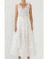 ფოტო #1 პროდუქტის Women's Tiered Maxi Dress