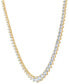 Macy's diamond Graduated Collar Tennis Necklace (5 ct. t.w.) in 14K White Gold