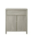 30" Farmhouse Barn Door Accent Cabinet