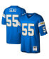Фото #1 товара Men's Junior Seau Powder Blue Los Angeles Chargers Big and Tall 2002 Retired Player Replica Jersey