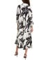 Jl Luxe Printed Shirtdress Women's Black L