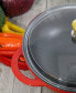 Фото #5 товара French Enameled Cast Iron 7" Wok with Glass Lid