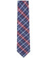 Фото #2 товара Men's Classic Twill Plaid Tie