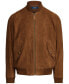 Фото #8 товара Men's Suede Bomber Jacket