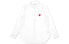 CDG Play Red Emblem Button Down AZ-B002-051-2 Shirt