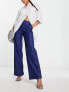 Фото #1 товара NA-KD x Mimi AR co-ord oversized tailored trousers in dark blue
