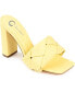 ფოტო #1 პროდუქტის Women's Maysie Woven Square Toe Sandals