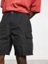 Volcom march cargo shorts in black