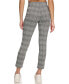 Women's Glen Plaid Pintucked Pull-On Ankle Pants