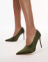 Фото #1 товара Туфли Topshop Khaki Satin High-Cut Violet