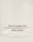 Borosilicate glass slogan toothbrush holder