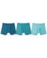 ფოტო #1 პროდუქტის Men's Quick Dry 3-Pk. Action Blend Cotton 5" Boxer Briefs