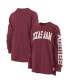 Women's Maroon Texas A&M Aggies Plus Size Two-Hit Canyon Long Sleeve T-shirt Бордовый, 2X - фото #1