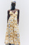 Zw collection printed midi dress