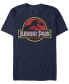 Men's Jurassic Park Jurassic Park Short Sleeve T-shirt Синий, Small - фото #1