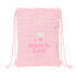 Фото #1 товара Сумка-рюкзак на веревках Safta Love Розовый (26 x 34 x 1 cm)