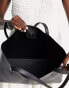 Accessorize Leo shopper tote bag in black