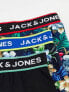 Фото #4 товара Jack & Jones 3 pack trunks in floral print