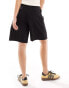 Pull&Bear tailored city short in black