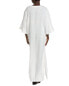 Barefoot Dreams Malibu Collection Sun Soaked Crinkle V-Neck Caftan Women's White